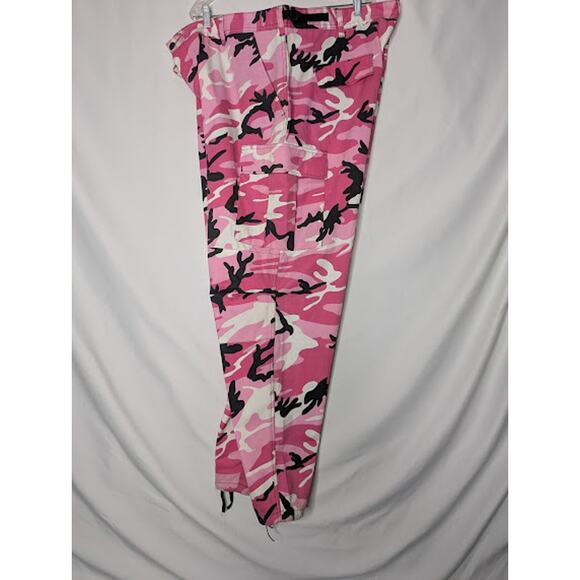 ROTHCO Women's  Paratrooper Pink/Black Camo Fatigues Size XXL - Picture 12 of 12